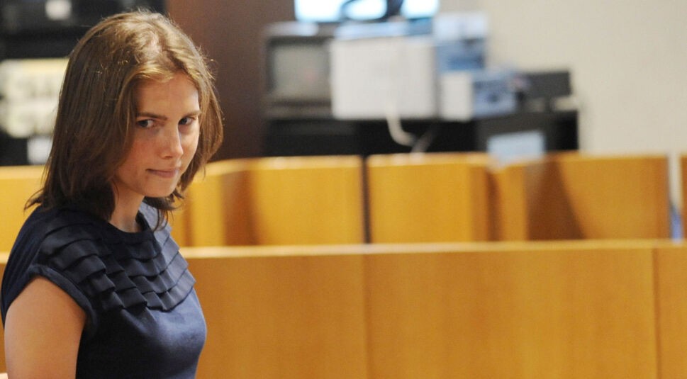 Amanda Knox, 2011 in einem Gerichtssal
