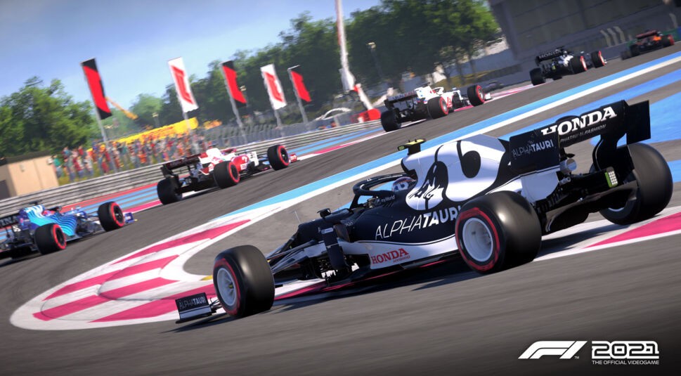 Ein Rennen im Spiel F1 2021