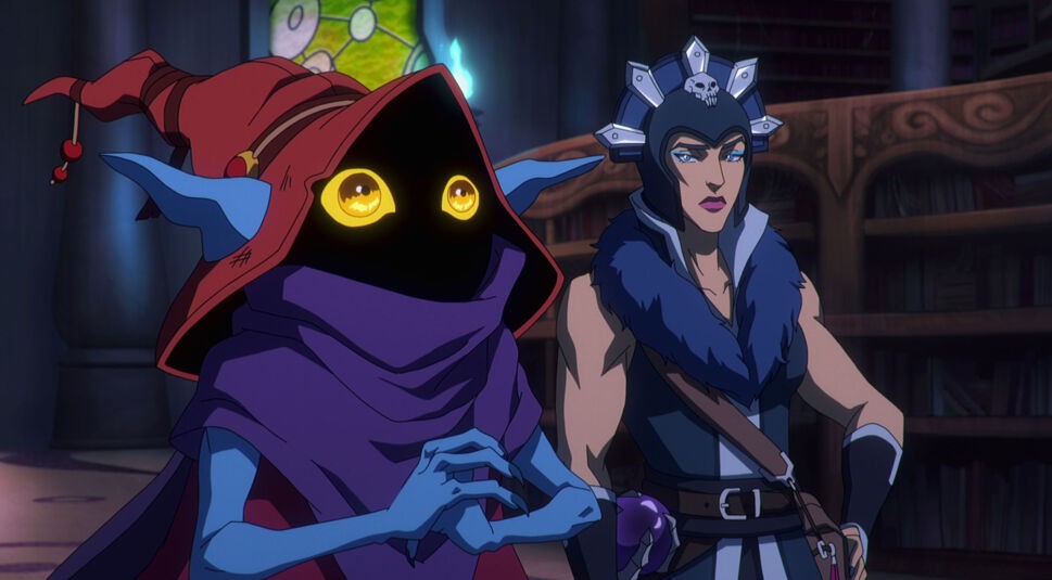 Orko und Evil-Lyn in der Animationsserie Masters of the Universe: Revelation