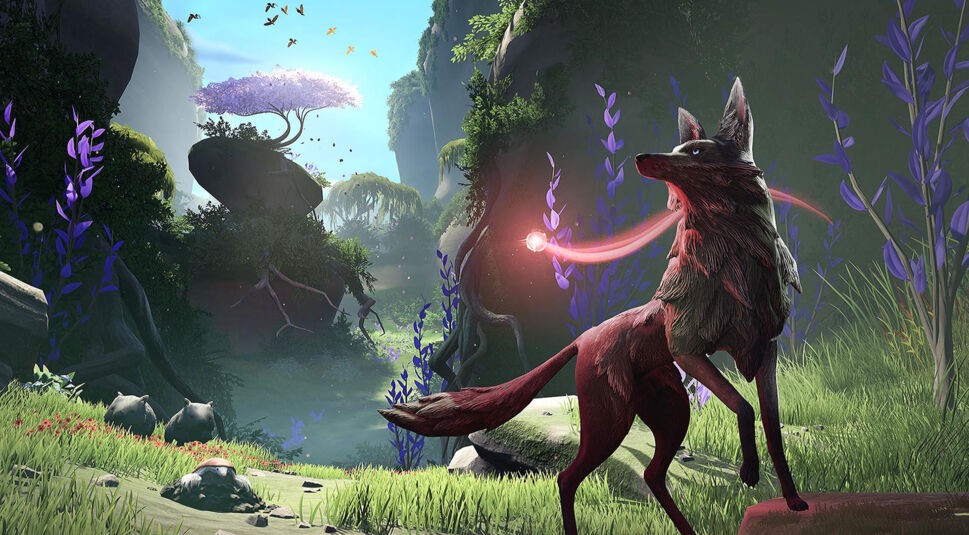 Ein Wolf im Spiel Lost Ember