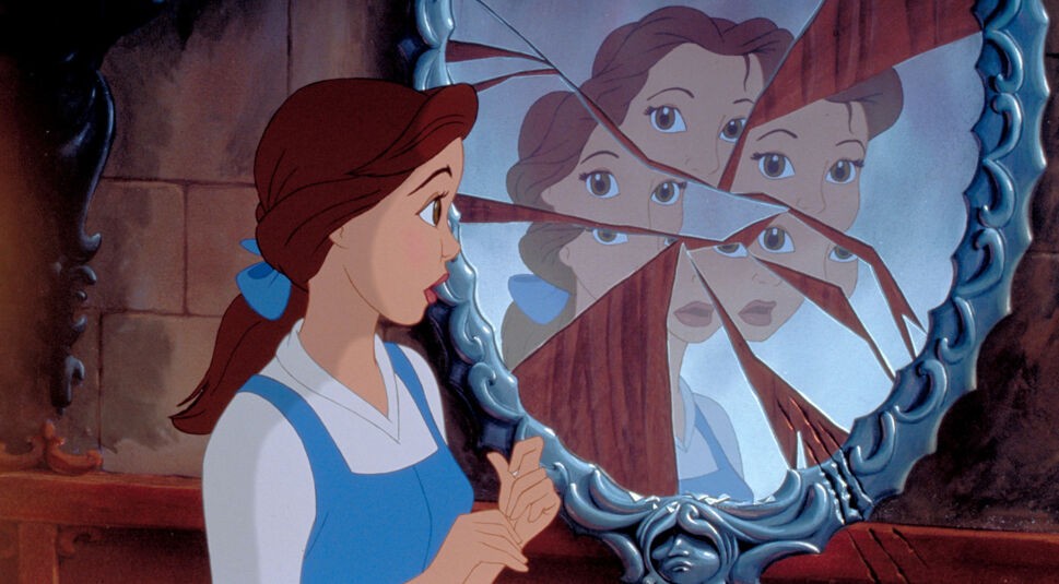 Die Schöne und das Biest Spiegel zerbrochen