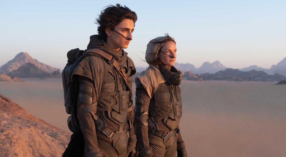 Timothée Chalamet und Rebecca Ferguson in Dune