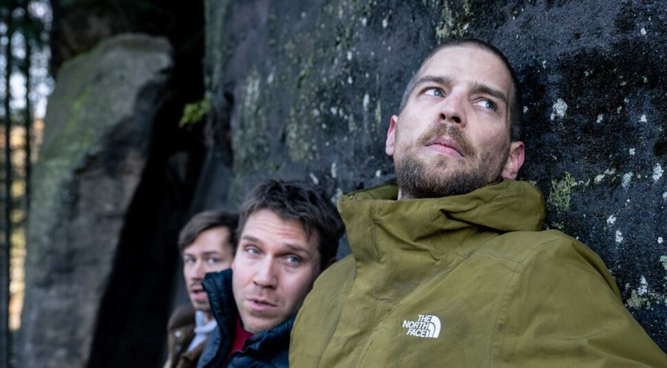 David Kross, Hanno Kassler und Robert Finster in Prey