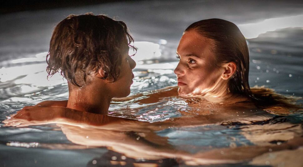 Mustapha Aarab und Elsa Öhrn in Winterbucht