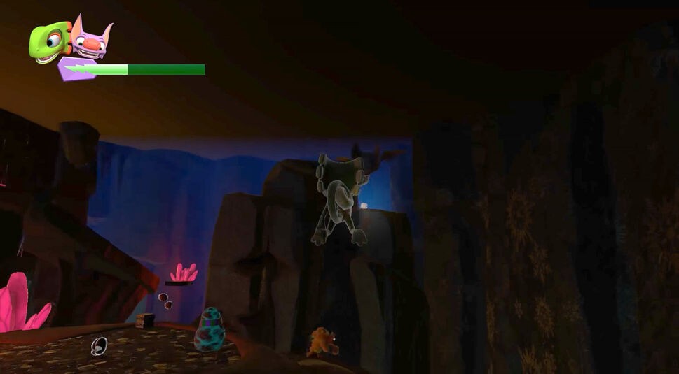 Yooka Laylee: Fundort des Piratenschatzes im Glitzerfroschgletscher