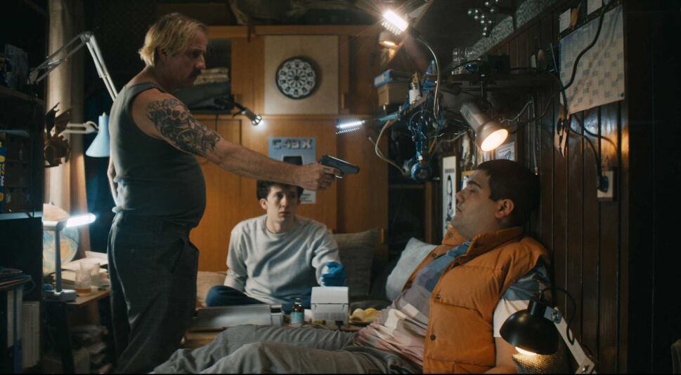 Bjarne Mädel, Maximilian Mundt und Danilo Kamperidis in How to Sell Drugs Online