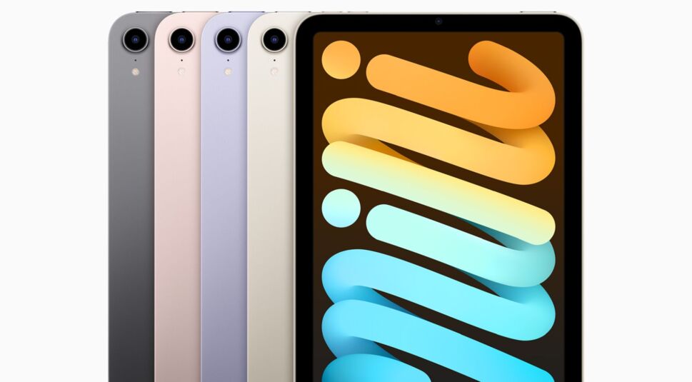 Farbpalette des iPad mini 6.