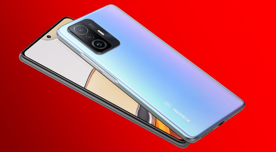 Das neue Xiaomi 11T Pro 5G in Celestial Blue.