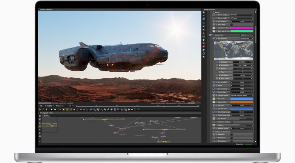 Display des MacBook Pro 2021
