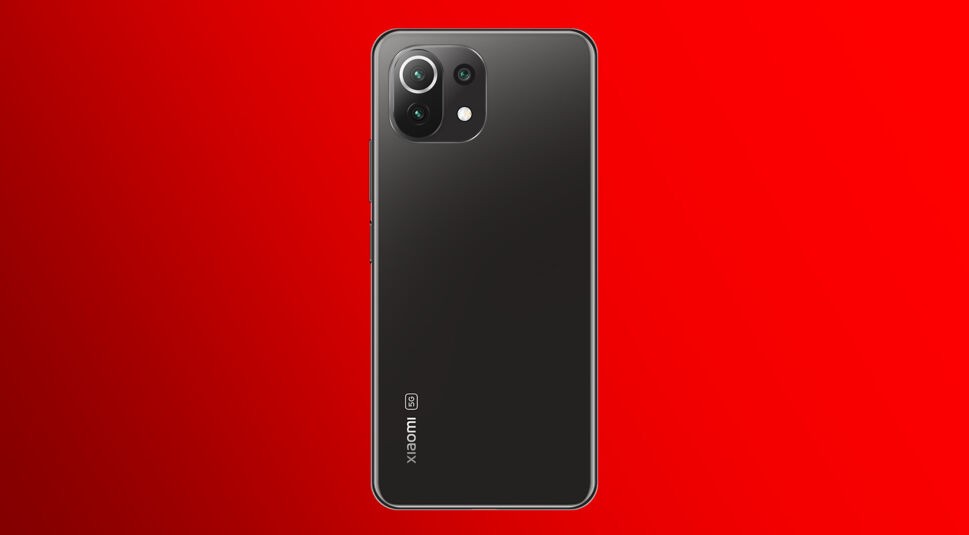 Die Kamera des neuen Xiaomi 11 Lite 5G NE in Truffle Black.