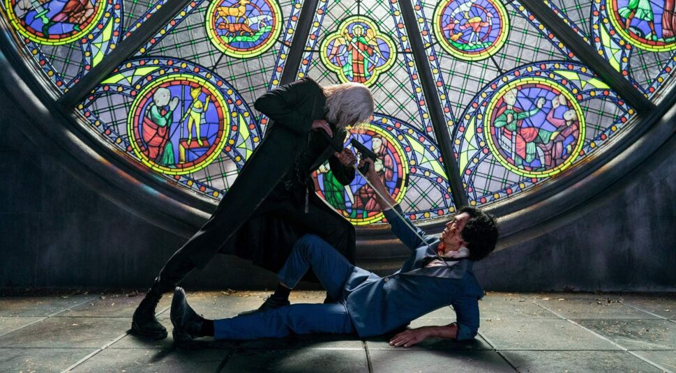 John Cho und Matt Hassell als Spike Spiegel und Vicious