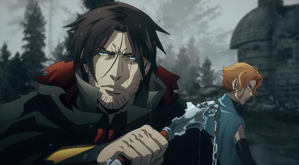 Trevor und Sypha in der Netflix-Serie Castlevania