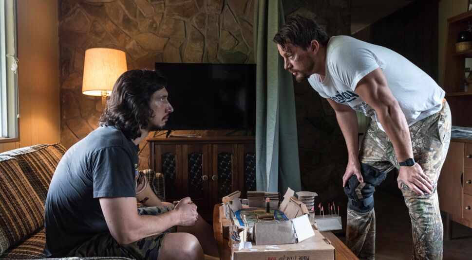 Jimmy (Channing Tatum, rechts) und Clyde (Adam Driver, links) im Film Logan Lucky
