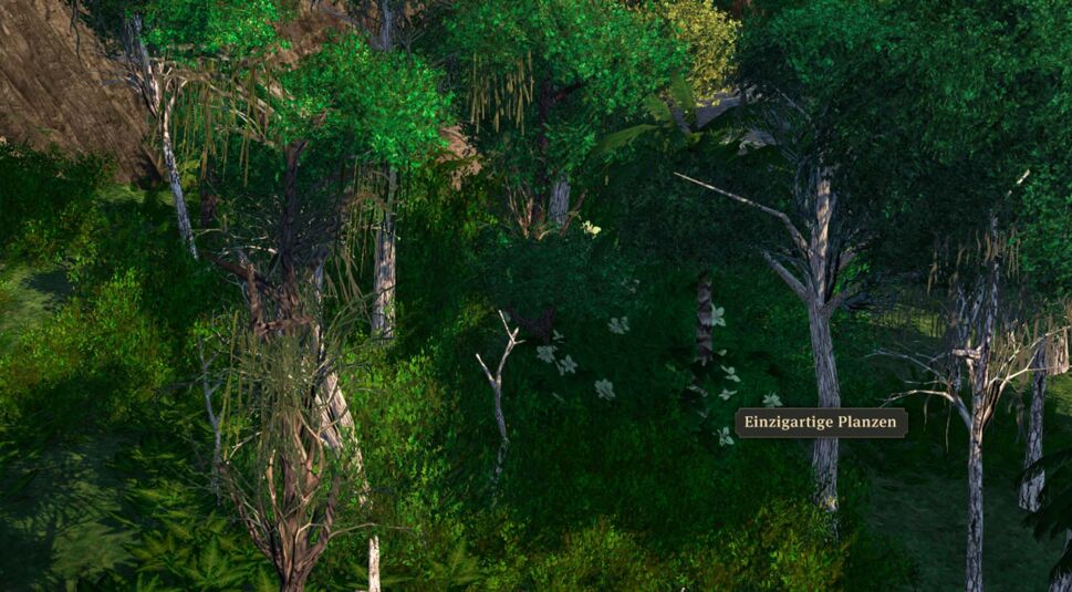 Seltsame Pflanzen in Anno 1800 Eden am Ende