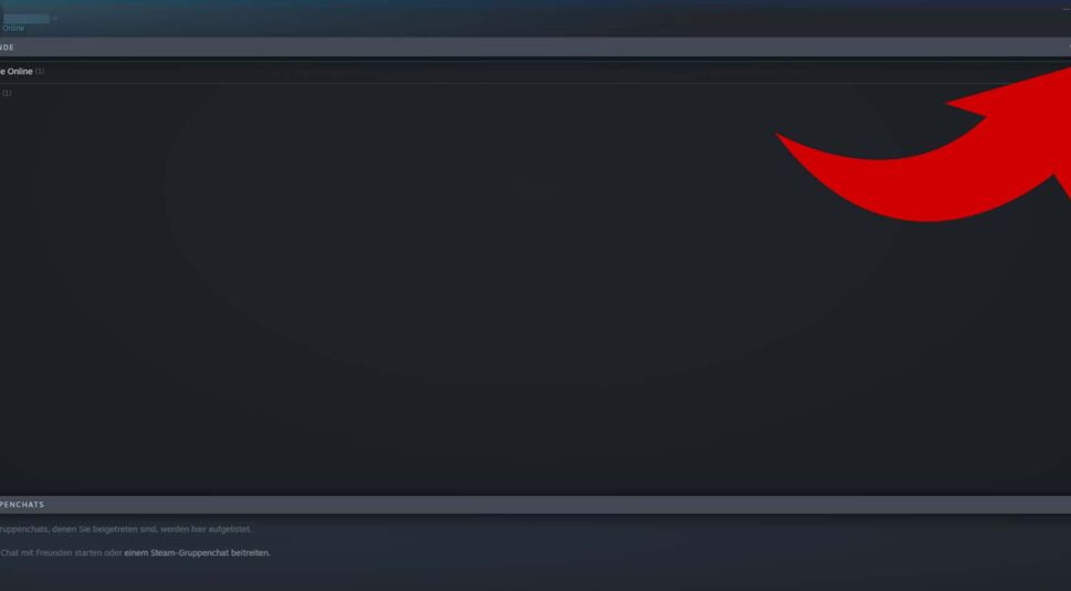 Die Freundesliste von Steam