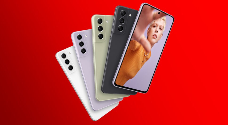 Rückansicht des Samsung Galaxy FE 5G