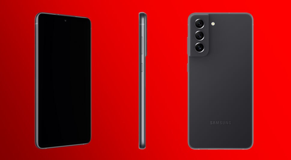 verschiedene Perspektiven des Samsung Galaxy FE 5G