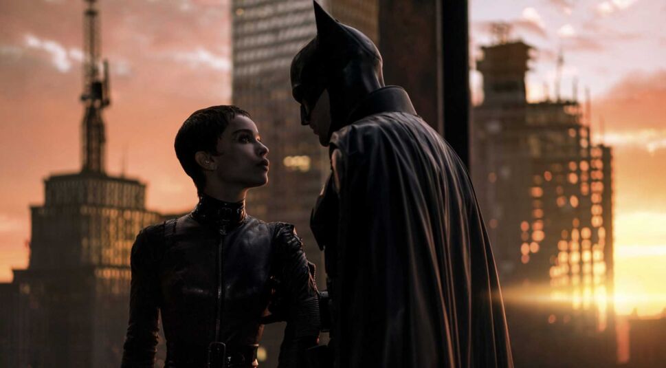 Robert Pattinson und Zoe Kravitz in The Batman