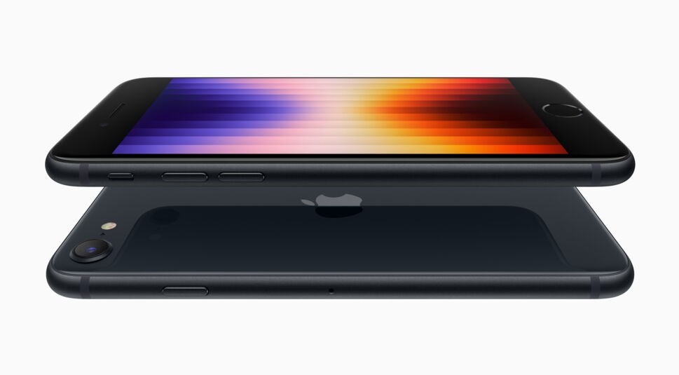  So sieht das neue iPhone SE (2022) aus.