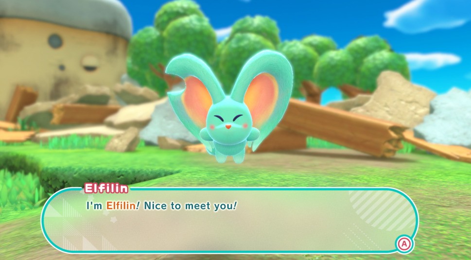 Dein Begleiter Elfilin im Spiel Kirby und das vergessene Land