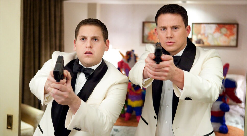 Schmidt (Jonah Hill, l.); Jenko (Channing Tatum, r.) im Film 21 Jump Street