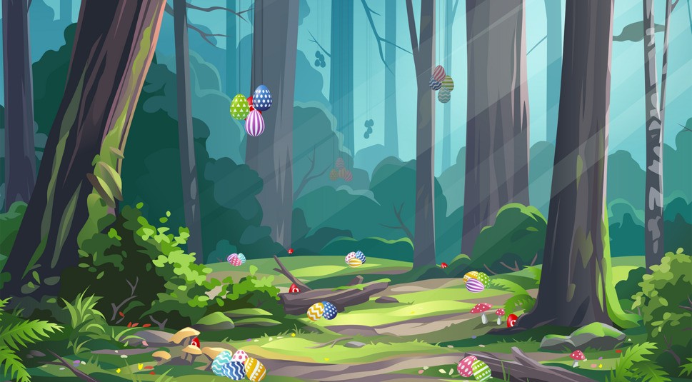 Findest Du alle roten Eier bei unserem Oster-Gewinnspiel?