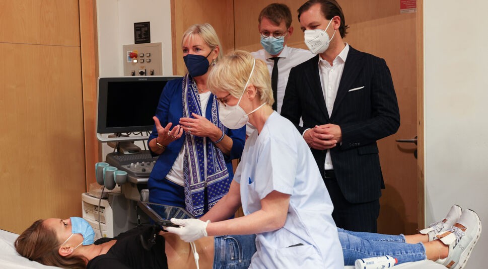  5G+ Ultraschall im Uniklinikum FFM.