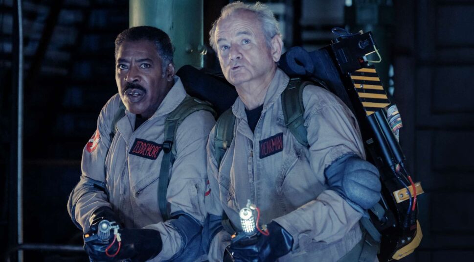 Winston (Ernie Hudson) und Peter (Bill Murray) in Columbia Pictures’ "Ghostbusters: Frozen Empire".