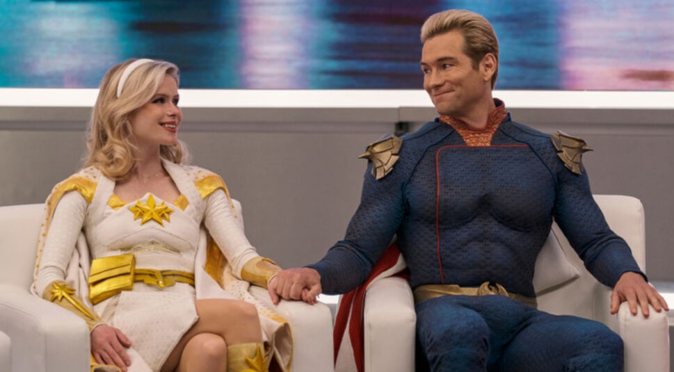 Antony Starr und Errin Moriarty in The Boys Staffel 4