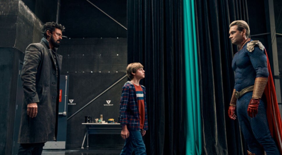 Antony Starr, Keith Urban und Cameron Crovetti in The Boys Staffel 3