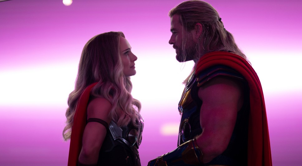 Chris Hemsworth und Nathalie Portman in Thor 4: Love and Thunder