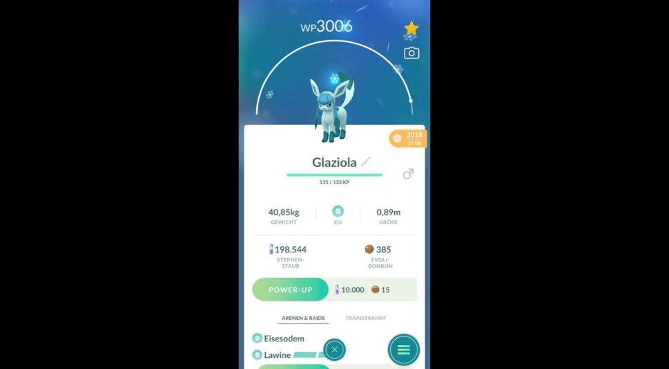 Glaziola in Pokémon GO