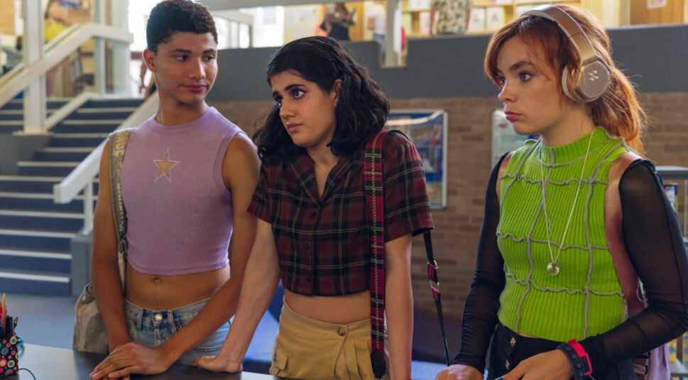 Ayesa Madon, James Majoos und Chloé Hayden in Heartbreak High