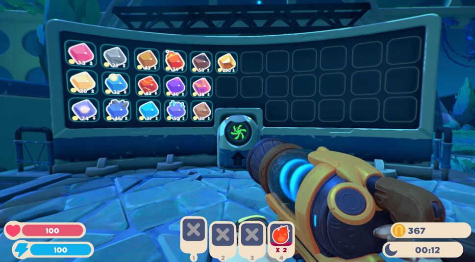 Die Verkaufspreisanzeige in Slime Rancher 2