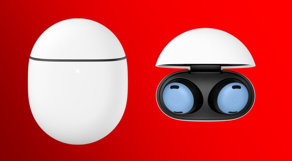 Das Ladecase der Google Pixel Buds Pro geschlossen und geöffnet