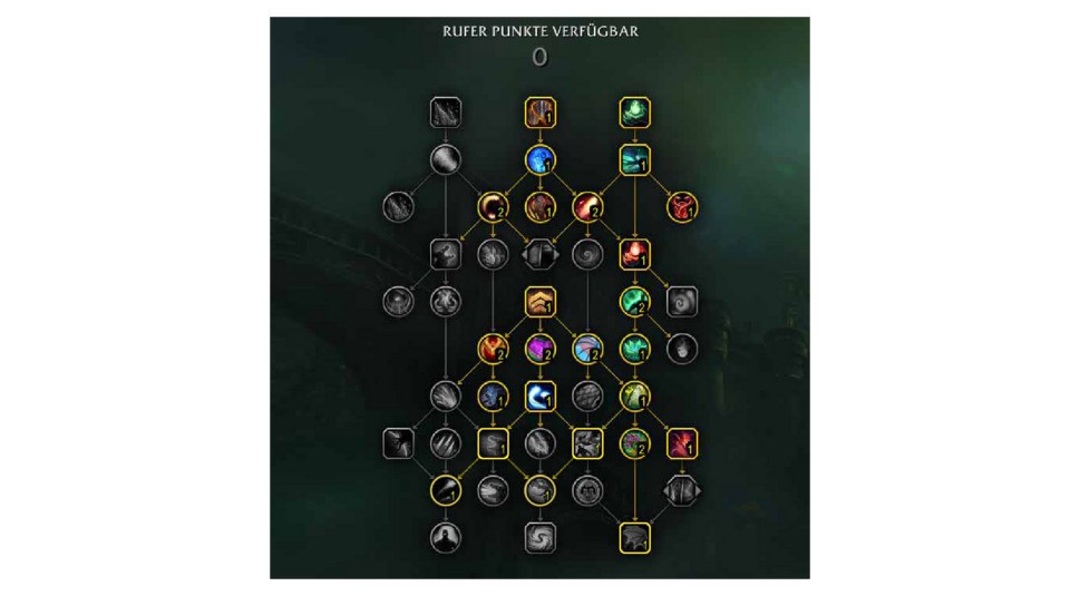 Rufer-Skillbaum des Builds für heilende Rufer in WoW: Dragonflight