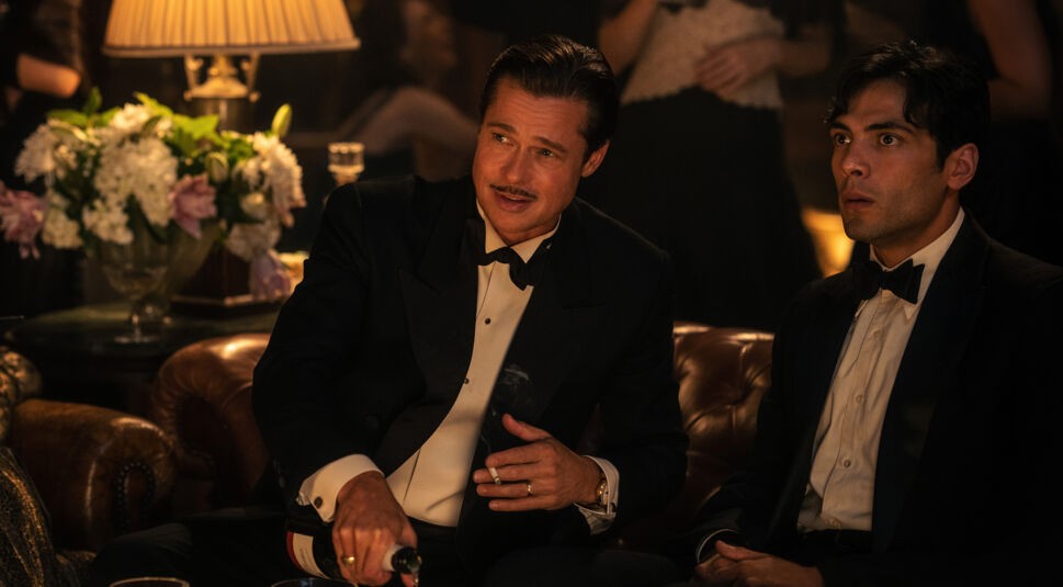 Brad Pitt und Diego Calva in Babylon - Rausch der Ekstase