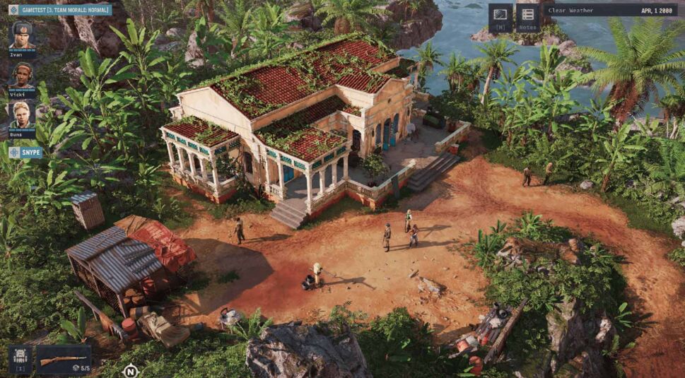 Landschaft am Meer aus Jagged Alliance 3