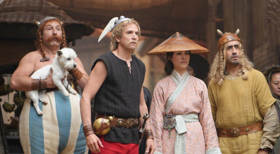 Julie Chen, Gilles Lellouche und Guillaume Canet Asterix und Obelix im Reich der Mitte