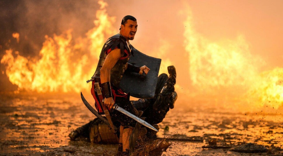 Zlatan Ibrahimovic in Asterix und Obelix im Reich der Mitte