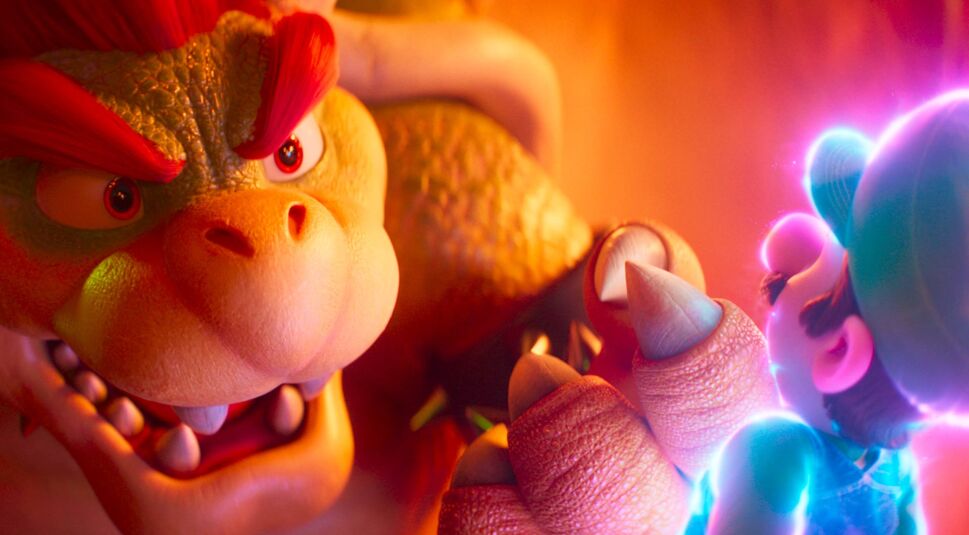 Bowser bedroht Luigi