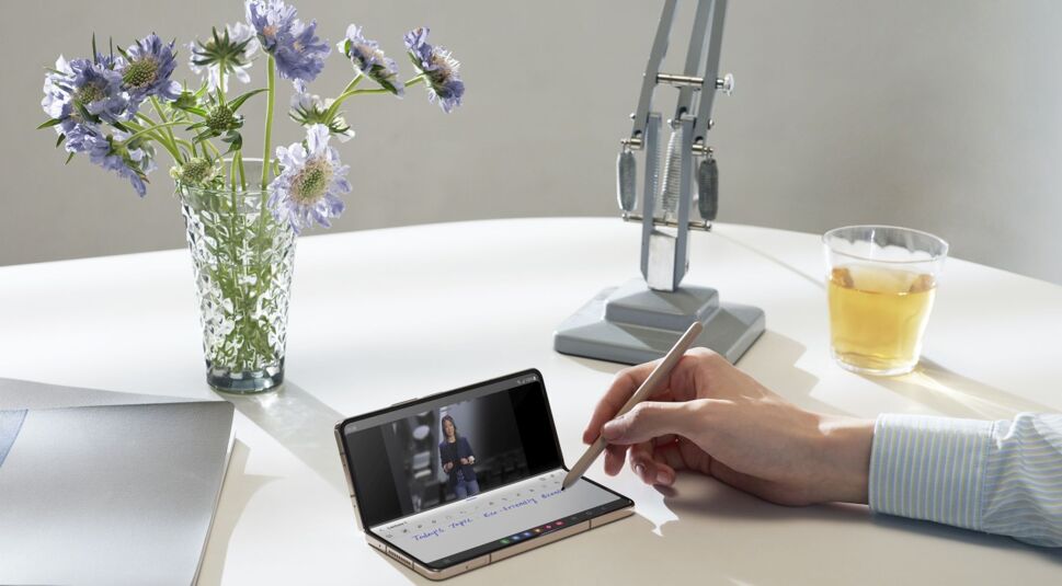 Galaxy Z Fold4 mit S Pen nutzen