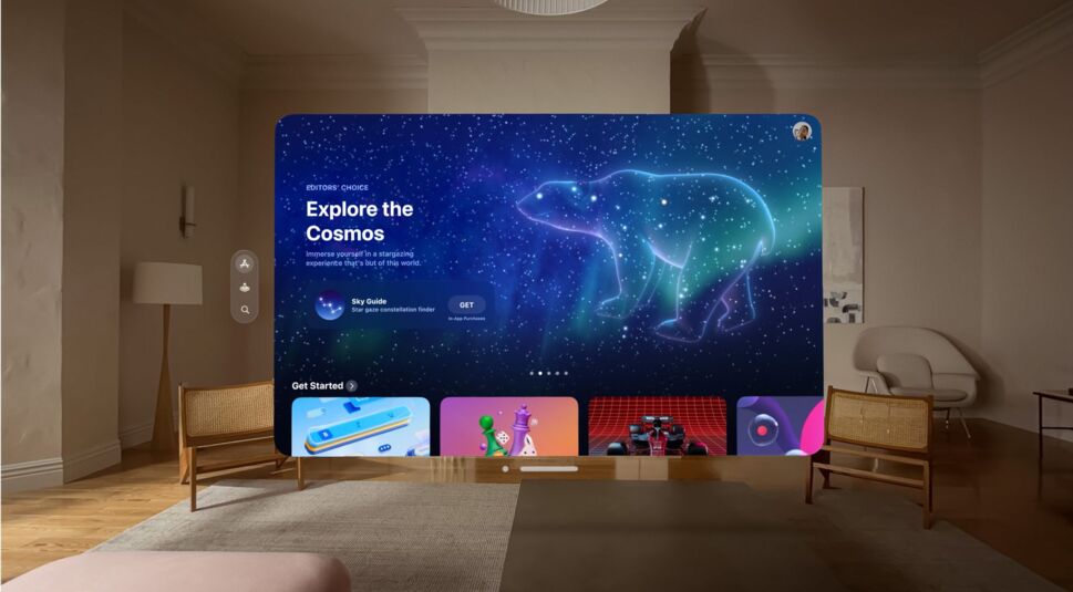 App Store der Apple Vision Pro