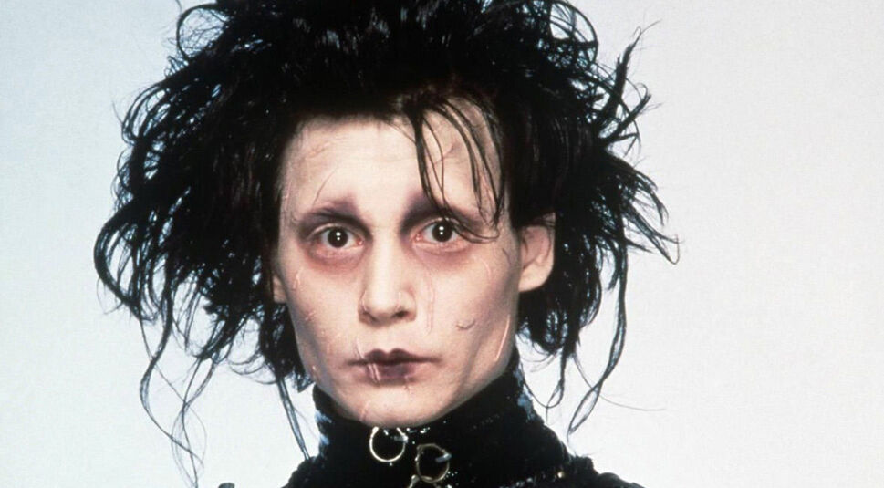 Johnny Depp als Edward in einem der besten Filme mit Johnny Depp Edward mit den Scherenhänden