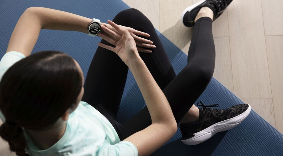 Die Galaxy Watch6 beim Sport tragen