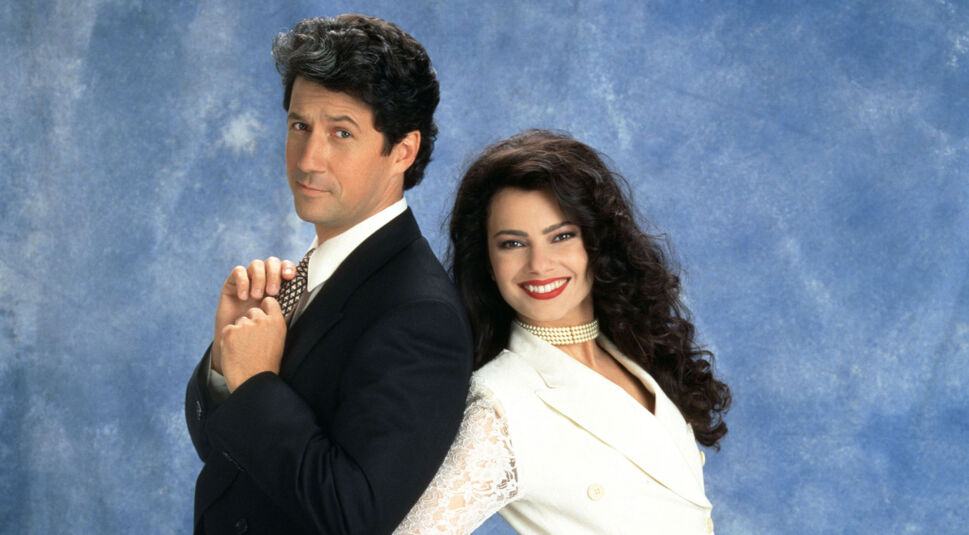 Fran Drescher und Charles Shaughnessy aus die Nanny