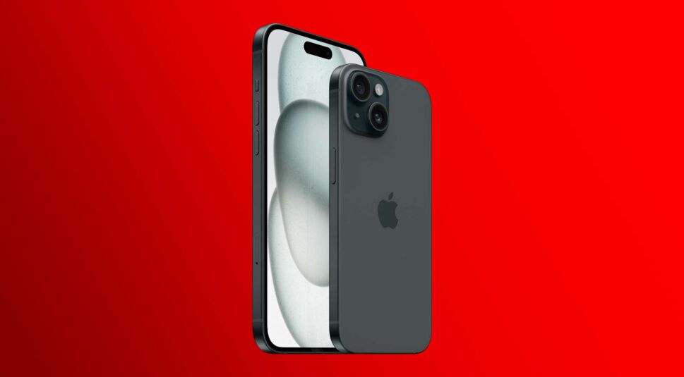 Das iPhone 15 in Black