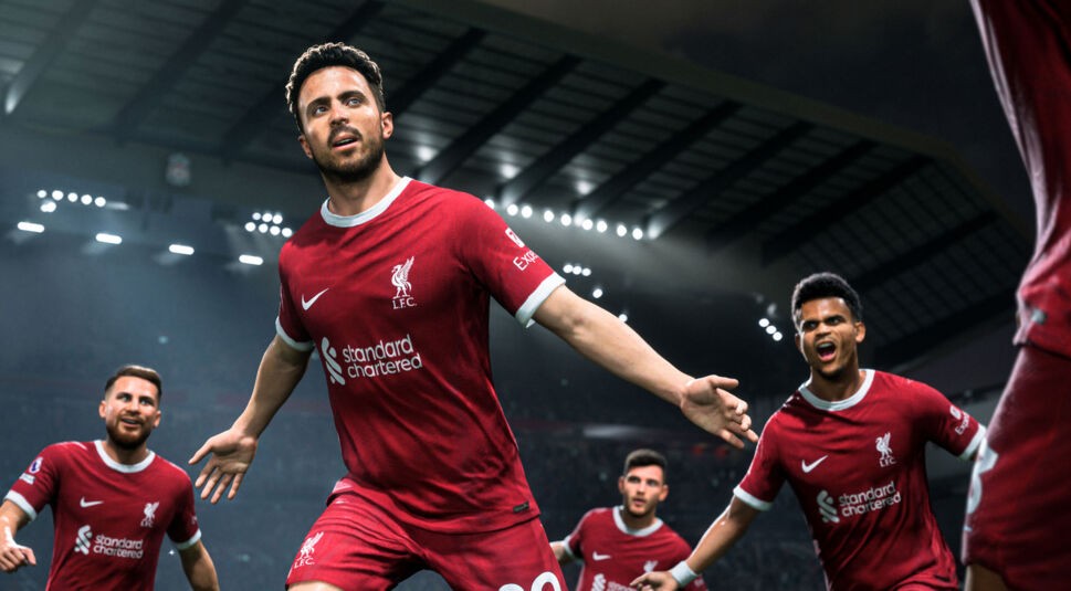 EA Sports FC 24 Spieler Jubelt