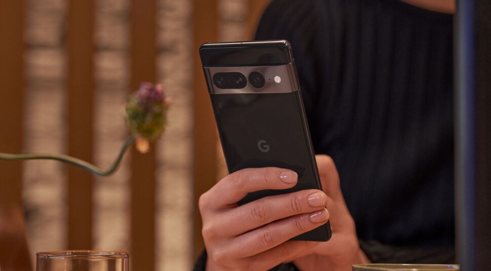 Die Rückseite des Pixel 7 Pro