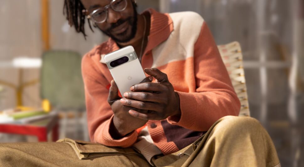 Auf dem Pixel 8 Pro tippen